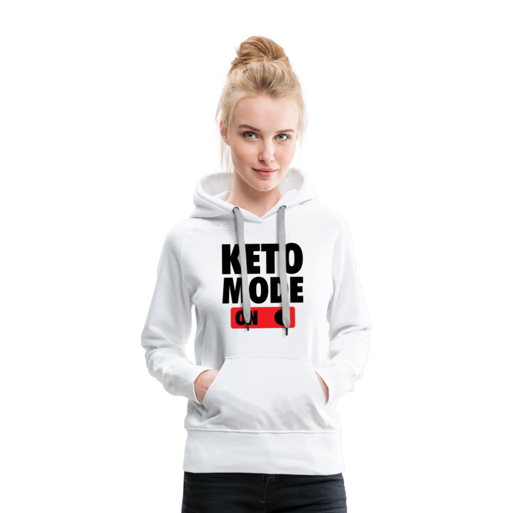 Women's Keto Hoodie - white