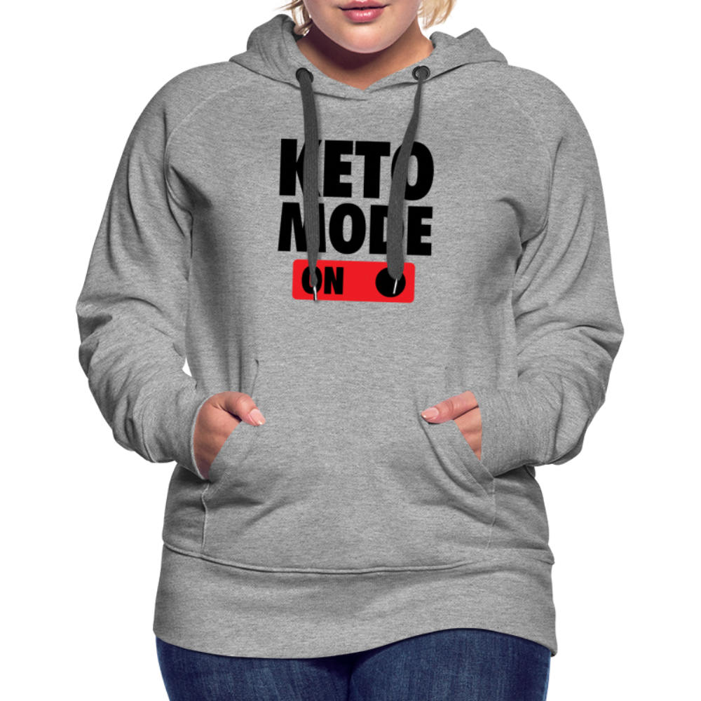 Women's Keto Hoodie - heather grey