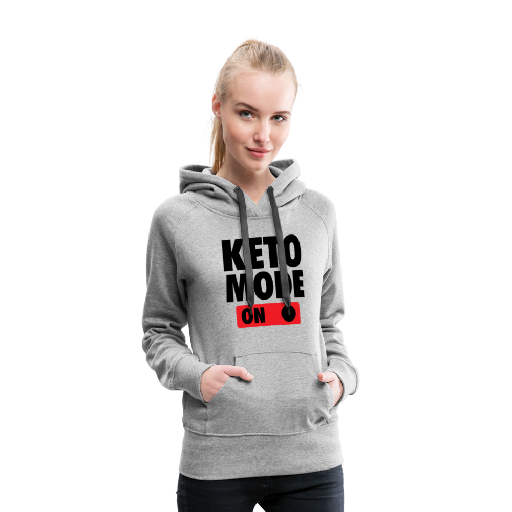 Women's Keto Hoodie - heather grey