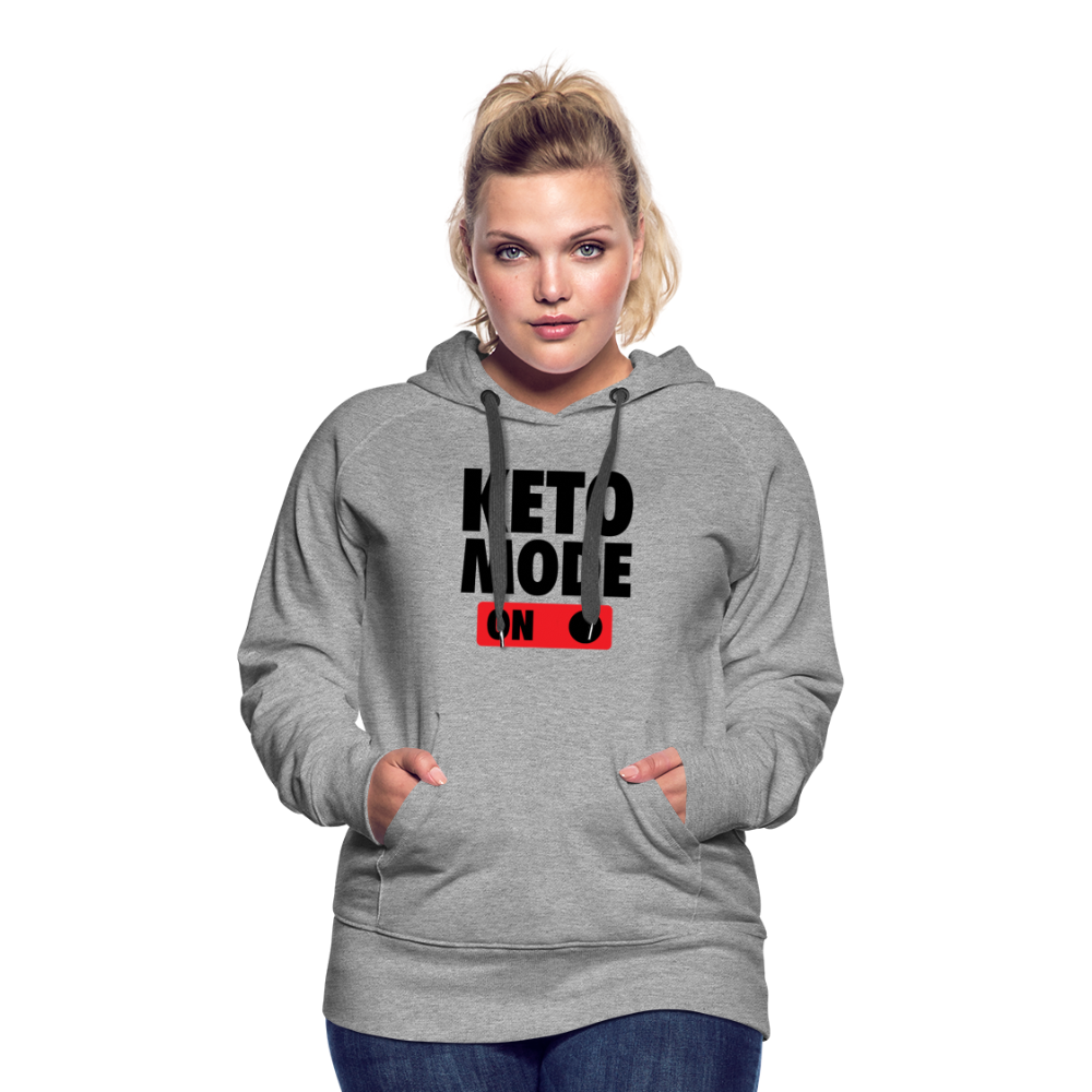 Women's Keto Hoodie - heather grey