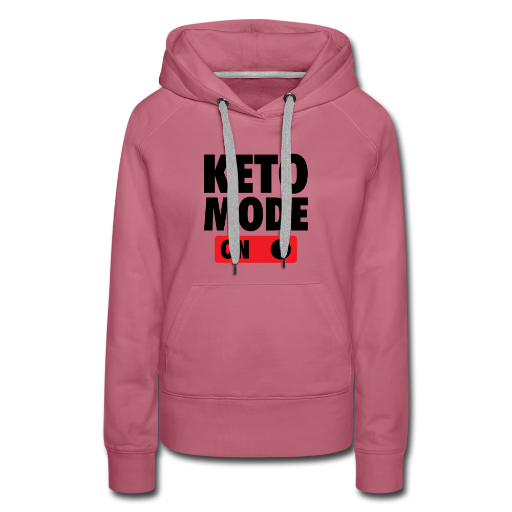 Women's Keto Hoodie - mauve