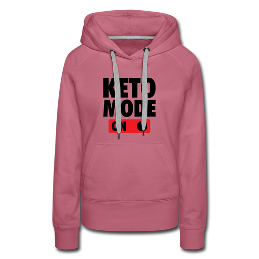 Women's Keto Hoodie - mauve