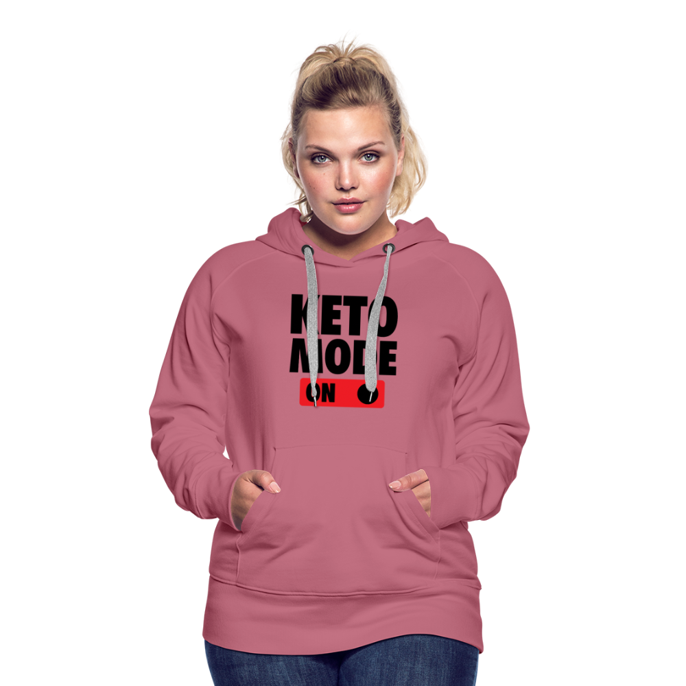 Women's Keto Hoodie - mauve