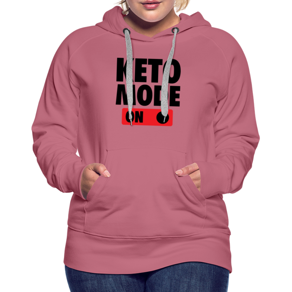 Women's Keto Hoodie - mauve