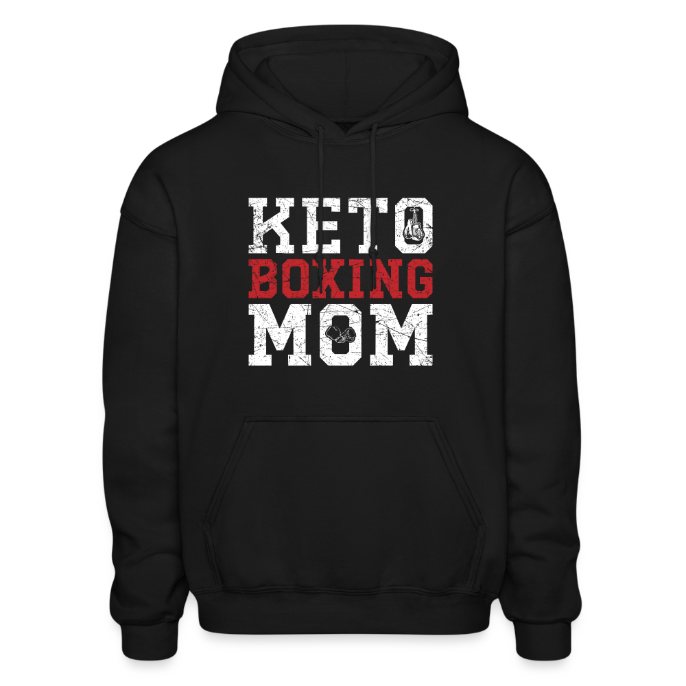 Keto boxing mom Hoodie - black