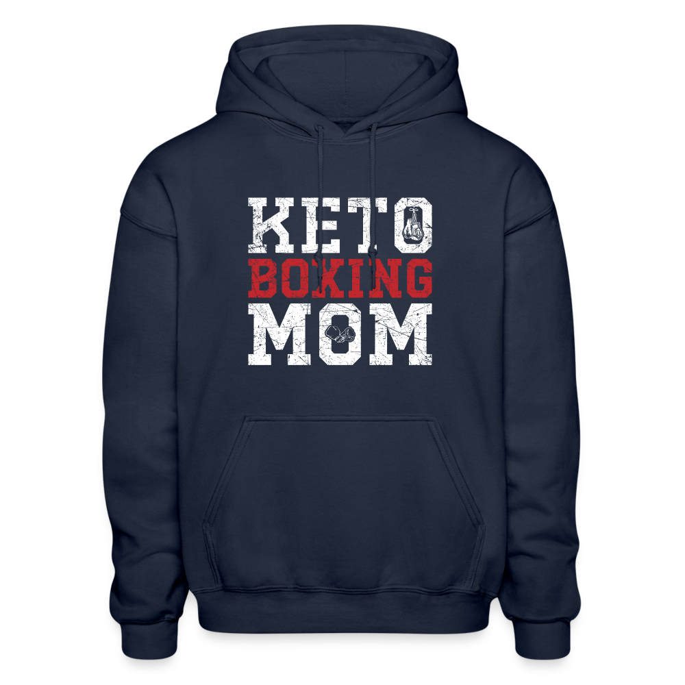 Keto boxing mom Hoodie - navy